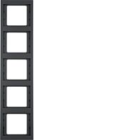 Rámeček 5-násobný, svislý, Berker K.1, a