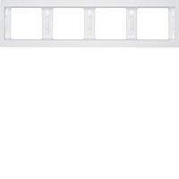 Rámeček BERKER 13837009 4-nás. bílá
