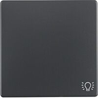 Kolébka s potiskem - světlo, Berker Q.x,