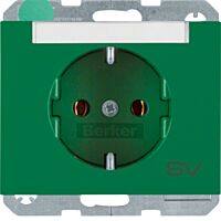 Zásuvka, SCHUKO, 16 A, 250 V~ s popis. p