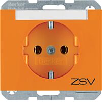 Zásuvka, SCHUKO, 16 A, 250 V~ s popis. p