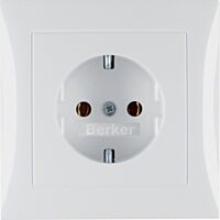 Zásuvka, SCHUKO, 16 A, 250 V ~ s rámečke