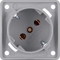 Zásuvka, SCHUKO, 45°, Integro přístroje,