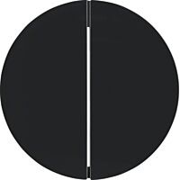 Tlačítko, 2-násobné, Berker R.1/R.3, čer