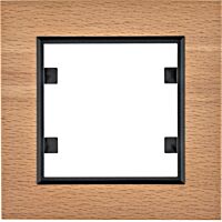 HAGER Rámeček LUMINA Passion WL9015 1násobný IP20 dřevo buk