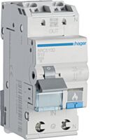 HAGER Spínač 10B/1N ARC510D požární s jistič 1+N