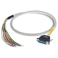 WAGO Kabel 706-100/625-200 připojovací 25pól.; Sub-Min-D; zásuvková svorkovnice; otevřený konec; délka 2 m; průřez vodiče 0,25 mm²