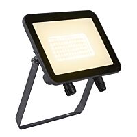 FLOODI L, nástěnné a stropní přisazené svítidlo antracit/transparentní 48 W 3000 K 100°