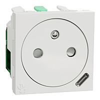 SCHNEIDER Zásuvka Unica skrytá 250V/16A + USB C 10.5W, 2.1A, 2M, Bílá