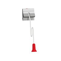 Unica - Spínač s táhlem 1/0, 2M, Alumini