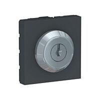 Tlačítko Unica na klíč 3polohy 2m antrac