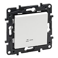 LEGRAND Spínač NILOÉ STEP 863116 č.6 podsvětlený bílá