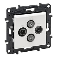 Zásuvka NILOÉ STEP 863182 TV-RD-SAT k.b.