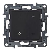 LEGRAND Stmívač NILOÉ STEP 863553 tlačítko 400W černá