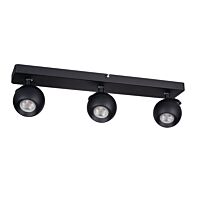 KANLUX Svítidlo GALOBA EL-3I B přisazené 3x35W 220V AC GU10 PAR16 černá