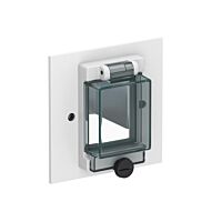 OBO BETTERMANN Napájecí jednotka, IP20, osazená pro chránič/jistič, 140x140x252, čistě bílá Polyamid, PA typ VH MS FILS RW