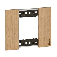 Rámeček BTICINO LNOW KA4802LM 2M dub