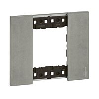 Rámeček BTICINO KA4802KW 2M moon