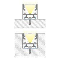 Profil AL 25/25mm PCA černý 2m komplet