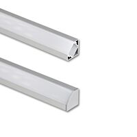 Profil AL 18/18 mm mléčný 1m komplet