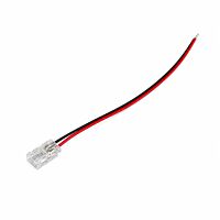 ECO LIGHT Konektor LED MONO COB 8mm, napájecí, jednostranný s kabelem 100 mm