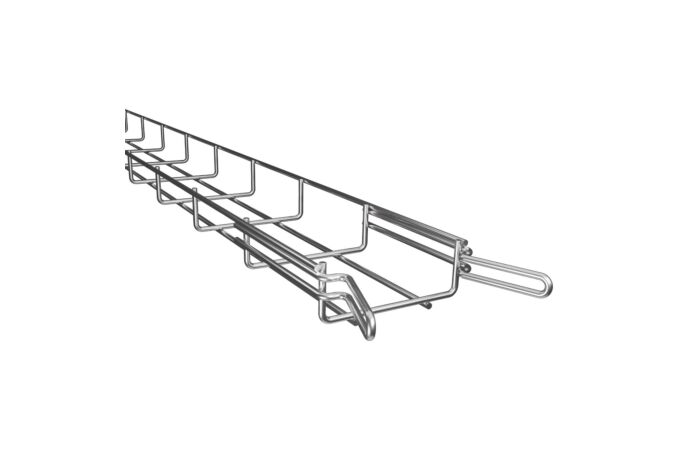 KOPOS Žlab drátěný s integrovanou spojkou DZI 35X100_VEZ pozink 3m