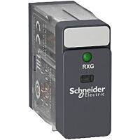 SCHNEIDER RXG23B7 2 V/Z kontakty, 5 A, 24 V AC, LE