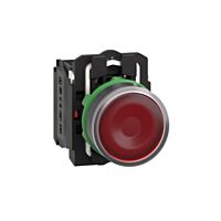 SCHNEIDER XB5AW34G5 ovládač stiskací prosvětlený,