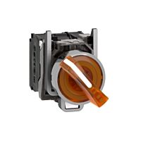 SCHNEIDER XB4BK125M5 Ovládač otočný prosvětlený s