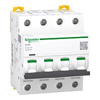 SCHNEIDER A9F95404 Jistič iC60L 4P 4A K