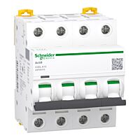 SCHNEIDER A9F95410 Jistič iC60L 4P 10A K