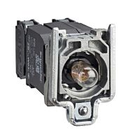 SCHNEIDER ZB4BW035 Polosestava objímky, 1 Z + 1 V,