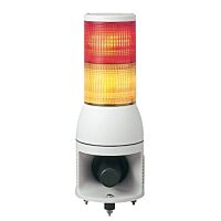 SCHNEIDER Signální sloup 100mm 24 V siréna, trvalé/blikající LED, oranžová/červená