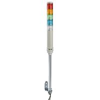 SCHNEIDER Sig.sloup 40mm 24V bzučák, trvalé/blikající LED, čirá/modrá/zelená/oran./čer.