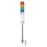 SCHNEIDER Signální sloup 60mm 24 V bzučák-trvalé/blikající LED-čirá/mod./zel./oran./červ.