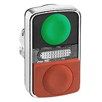 SCHNEIDER ZB4BW7L3740 Ovládací hlavice dvoutlačítk