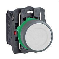 SCHNEIDER XB5AA15C0 BI Ovládač stiskací, 1 Z + 1 V