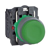 SCHNEIDER XB5AP31C0 Ovládač stiskací ZE, s přesa