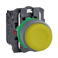 SCHNEIDER XB5AP51C0 Ovládač stiskací ŽL, s přesa