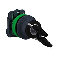 SCHNEIDER XB5FG21 Ovl. Otočný se zámkem, zapuštěné