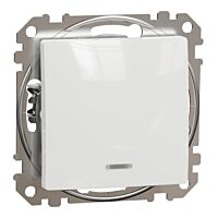 SCHNEIDER Sedna Design & Elements Přepínač střídavý č.6 sig. kontr. bílá