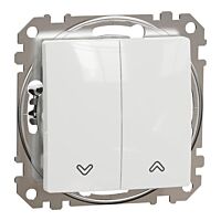 SCHNEIDER Sedna Design & Elements Tlačítkový ovládač žaluzií bílá