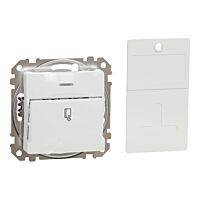 SCHNEIDER Sedna Design & Elements Spínač pro hotelové karty bílá