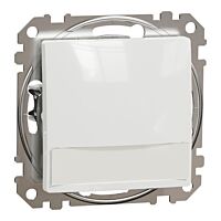 SCHNEIDER Sedna Design & Elements Tlačítko 12V kontr. popis pole bílá