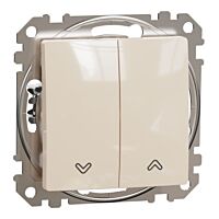 SCHNEIDER Sedna Design & Elements Spínač žaluzií béžová