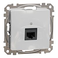 SCHNEIDER Sedna Design & Elements Datová zásuvka 1xRJ45 kat. 5e UTP alu