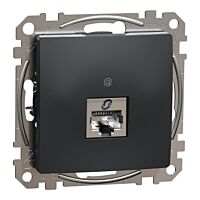 SCHNEIDER Sedna Design & Elements Datová zásuvka 1xRJ45 kat. 6A STP antr