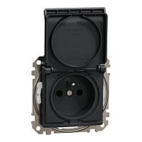 SCHNEIDER Sedna Design & Elements Zásuvka 230V 16A IP44 bezšroubová antr