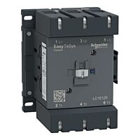 SCHNEIDER Easy TeSys LC1E120M6 Stykač 3P, AC-3, 120A, 220V AC cívka, 60Hz, 1Z+1V