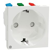 Unica - Zásuvka SCHUKO 2P+E 250V/16A, cl